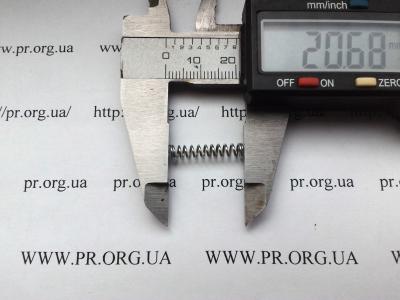 Пружина стиснення 0,6 х 4,3 х 20,5 (Артикул: S2802)