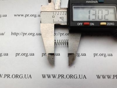 Пружина стиснення 0,4 х 5,6 х 13 (Артикул: S2814)