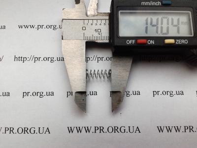 Пружина стиснення 0,4 х 5,5 х 14 (Артикул: S2815)