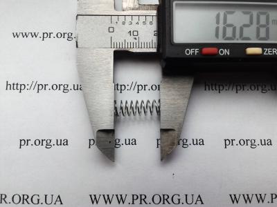 Пружина стиснення 0,5 х 6 х 16 (Артикул: S2825)