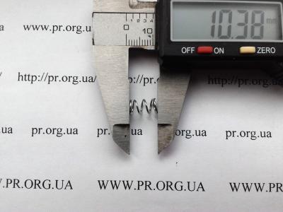Пружина сжатия 0,6 х 6 х 10 (Артикул: S2826)
