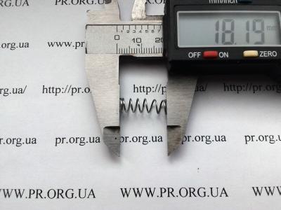 Пружина стиснення 0,6 х 6 х 18 (Артикул: S2829)