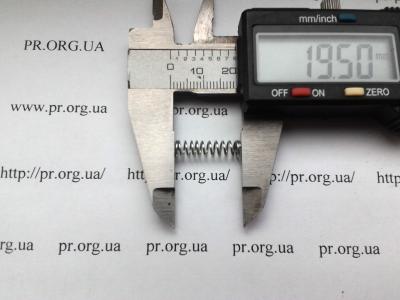 Пружина сжатия 0,6 х 5,2 х 19,5 (Артикул: S2831)