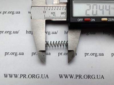 Пружина сжатия 0,6 х 6,2 х 20,5 (Артикул: S2834)