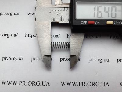 Пружина стиснення 0,6 х 6 х 16,5 (Артикул: S2836)