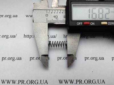 Пружина сжатия 0,6 х 6 х 17 (Артикул: S2837)