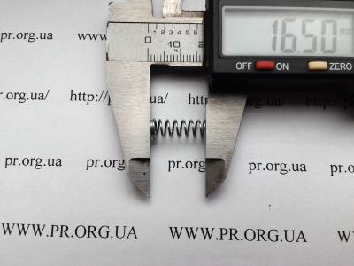 Пружина сжатия 0,6 х 5,8 х 16,5 (Артикул: S2838)