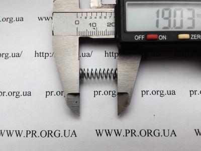 Пружина сжатия 0,6 х 6 х 19 (Артикул: S2843)