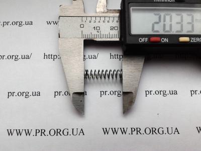 Пружина стиснення 0,6 х 6 х 20,5 (Артикул: S2845)