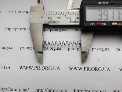 Пружина сжатия 0,6 х 5,4 х 39 (Артикул: S2847)