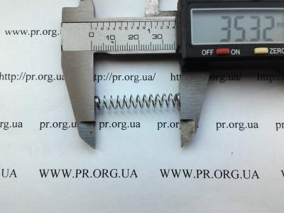 Пружина сжатия 0,6 х 6 х 35 (Артикул: S2852)