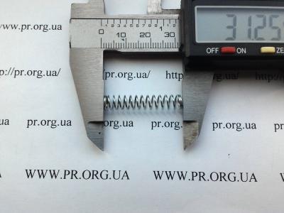 Пружина сжатия 0,6 х 6 х 31 (Артикул: S2859)