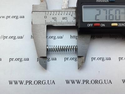 Пружина сжатия 0,6 х 6 х 27,5 (Артикул: S2860)
