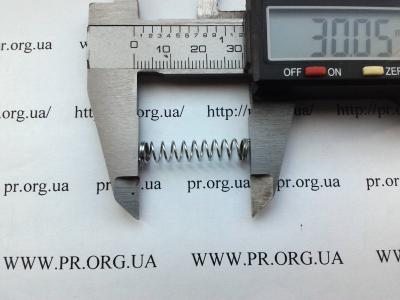 Пружина стиснення 0,6 х 6 х 30 (Артикул: S2863)