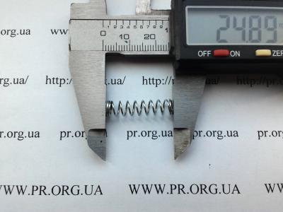 Пружина сжатия 0,6 х 6 х 25 (Артикул: S2865)