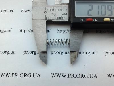 Пружина сжатия 0,6 х 6,2 х 21 (Артикул: S2868)