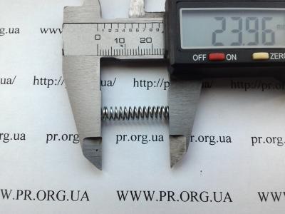 Пружина стиснення 0,6 х 5,2 х 24 (Артикул: S2870)