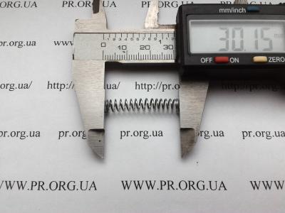 Пружина сжатия 0,6 х 5,4 х 30 (Артикул: S2871)