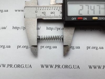 Пружина сжатия 0,6 х 5,5 х 27,5 (Артикул: S2875)
