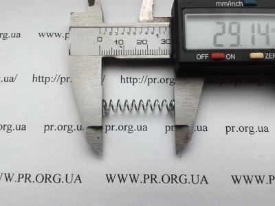 Пружина сжатия 0,6 х 5,5 х 29 (Артикул: S2889)