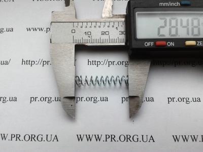 Пружина стиснення 0,6 х 5,5 х 28,5 (Артикул: S2890)