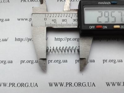 Пружина стиснення 0,6 х 5,6 х 29,5 (Артикул: S2892)