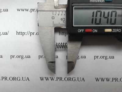 Пружина стиснення 0,7 х 5,5 х 10,5 (Артикул: S2907)