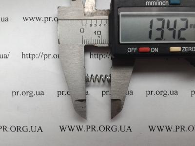 Пружина стиснення 0,7 х 5,2 х 13,5 (Артикул: S2908)