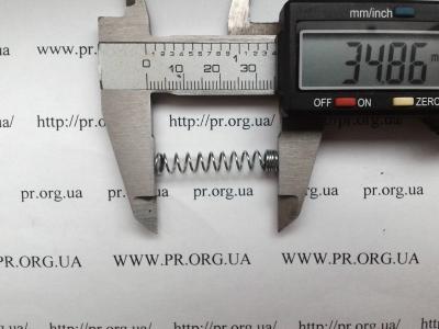 Пружина сжатия 0,7 х 6,2 х 35 (Артикул: S2913)