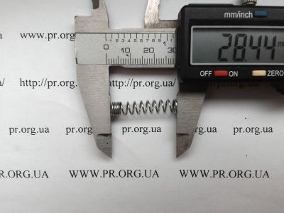 Пружина сжатия 0,7 х 6,2 х 28,5 (Артикул: S2914)