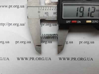 Пружина стиснення 0,7 х 6,4 х 19 (Артикул: S2919)