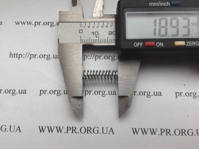 Пружина сжатия 0,7 х 6,4 х 18,8 (Артикул: S2921)