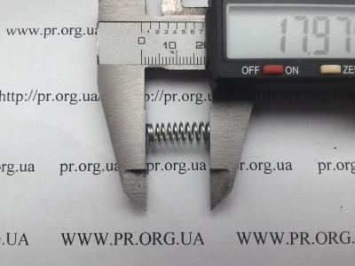 Пружина сжатия 0,7 х 6,4 х 18 (Артикул: S2923)