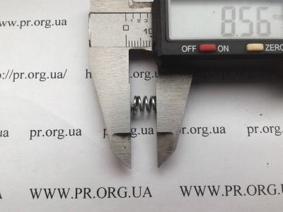 Пружина сжатия 0,8 х 6,2 х 8,5 (Артикул: S2927)