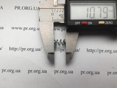 Пружина сжатия 0,8 х 6,3 х 10,5 (Артикул: S2931)