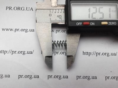 Пружина сжатия 0,8 х 6,4 х 12,5 (Артикул: S2934)