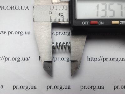 Пружина сжатия 0,8 х 6,5 х 13,5 (Артикул: S2938)