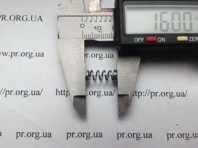 Пружина сжатия 0,8 х 6,3 х 16 (Артикул: S2943)