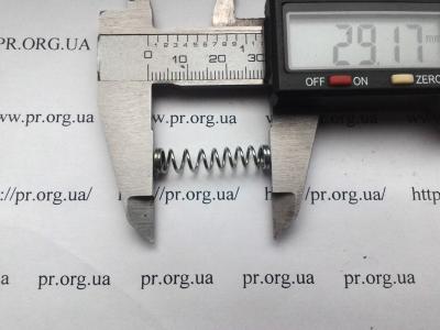 Пружина стиснення 0,8 х 6,3 х 29 (Артикул: S2944)