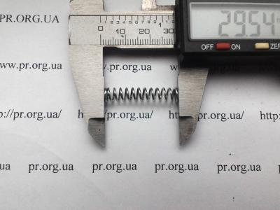 Пружина сжатия 0,8 х 6 х 29,5 (Артикул: S2946)