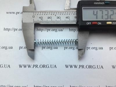Пружина стиснення 0,8 х 5,9 х 47 (Артикул: S2952)