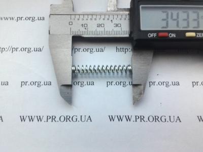 Пружина сжатия 0,8 х 5,9 х 34 (Артикул: S2953)