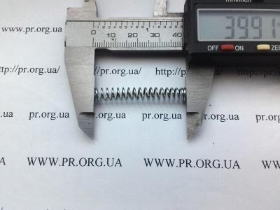 Пружина стиснення 0,8 х 6 х 40 (Артикул: S2957)