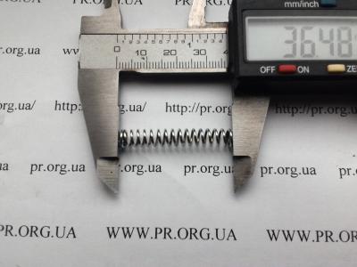 Пружина сжатия 0,8 х 6 х 36,5 (Артикул: S2961)