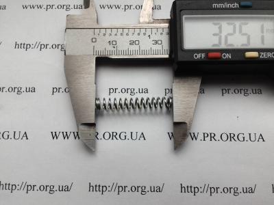 Пружина сжатия 0,8 х 6 х 32,5 (Артикул: S2966)