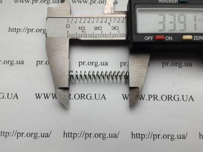 Пружина сжатия 0,8 х 6 х 34 (Артикул: S2969)