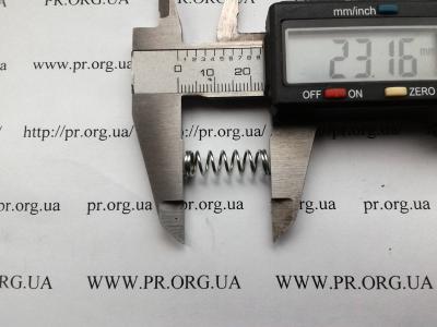 Пружина стиснення 0,8 х 7,1 х 23 (Артикул: S2973)