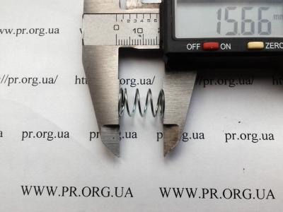 Пружина сжатия 0,7 х 10,4 х 15,5 (Артикул: S2979)
