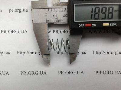 Пружина сжатия 0,9 х 12 х 19 (Артикул: S2993)