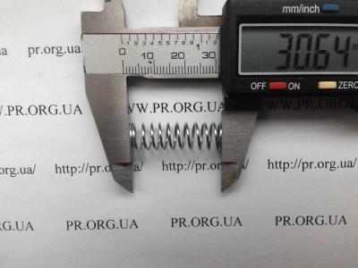 Пружина стиснення 0,8 х 9,5 х 30,5 (Артикул: S3002)